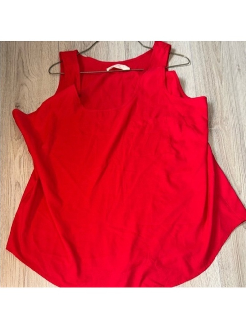 Faded glory red tank top sleeveless shirt